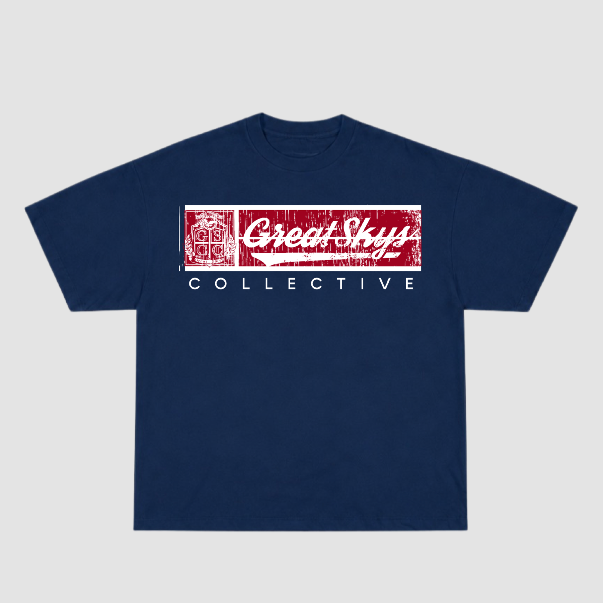 GS Shield Navy Tee