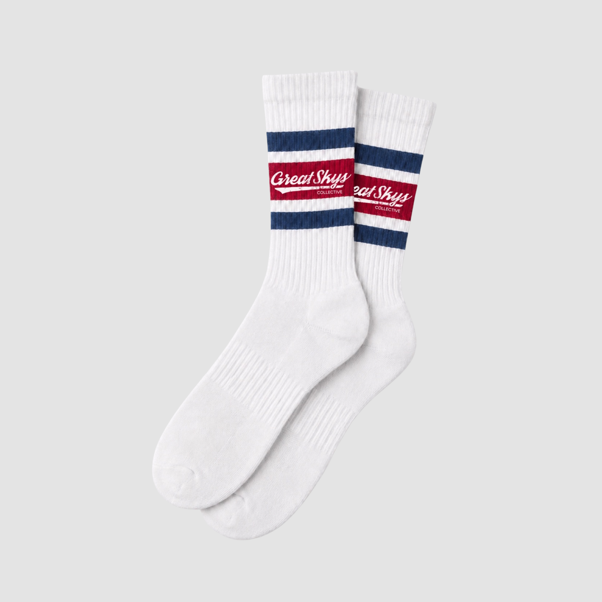 GS Red/Blue Logo Socks
